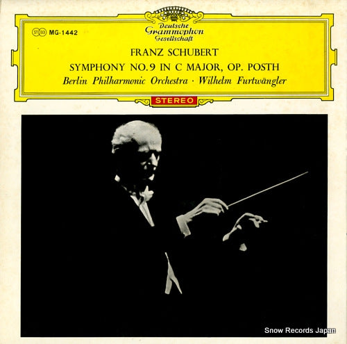 FURTWANGLER, WILHELM schubert; symphony no.9 in c major, op. posth MG-1442