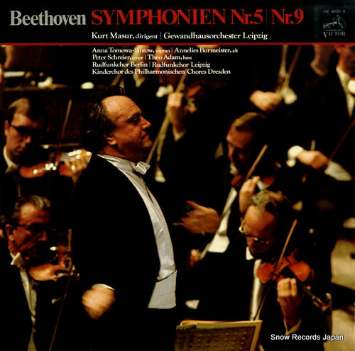 MASUR, KURT beethoven; symphonien nr.5 / nr.9 VIC-4038-9