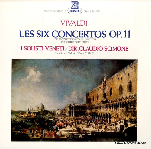 SCIMONE, CLAUDIO vivaldi; les six concertos op.11 ERX2281-82