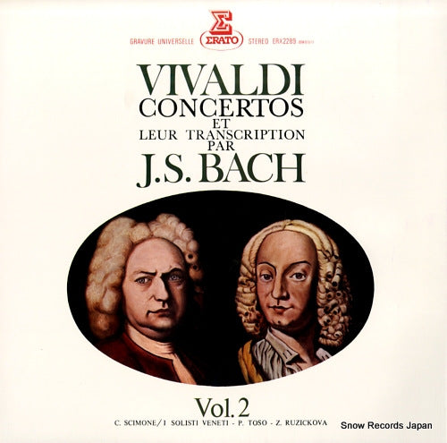 SCIMONE, CLAUDIO vivaldi concertos et leur transcription par j.s. bach vol.2 ERX2289