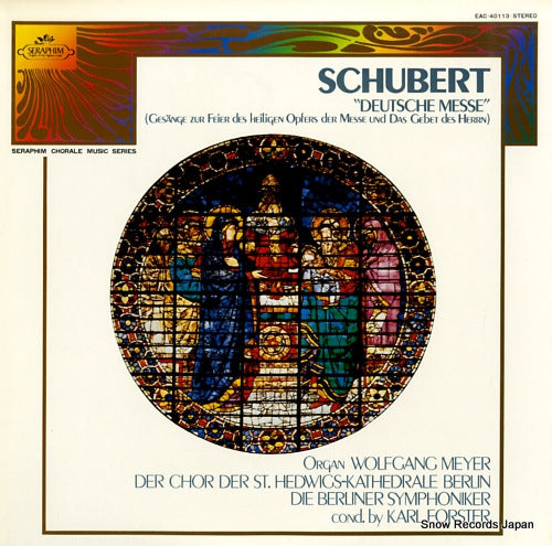 FORSTER, KARL schubert; "deutsche messe" EAC-40113