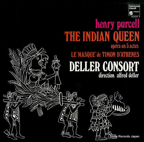 DELLER CONSORT henry purcell; the indian queen VIC2278-9