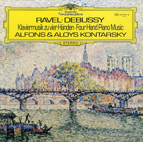KONTARSKY, ALFONS AND ALOYS ravel. debussy; four hand piano music MG9767/8