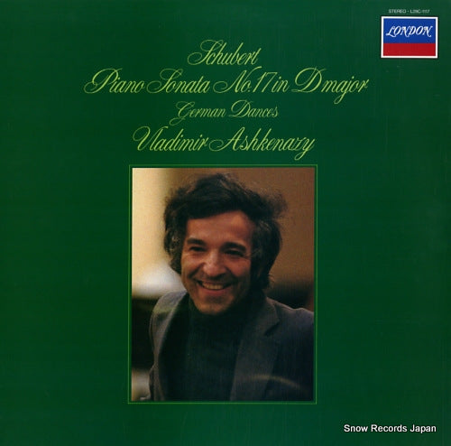 ASHKENAZY, VLADIMIR schubert; piano sonata no.17 in d major L28C1117