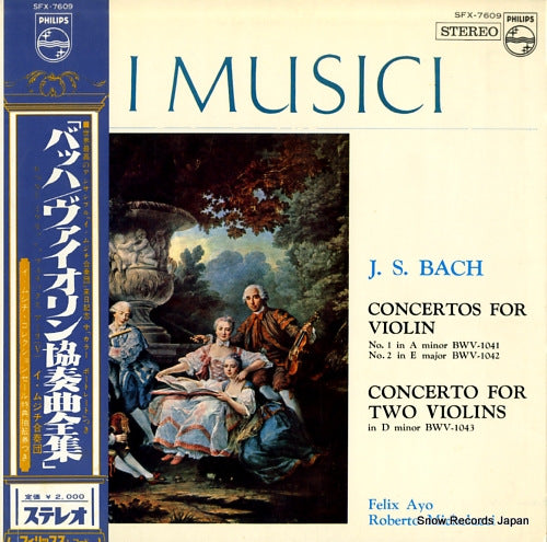 I MUSICI bach; violin concertos SFX-7609