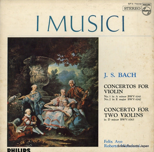I MUSICI bach; violin concertos SFX-7609