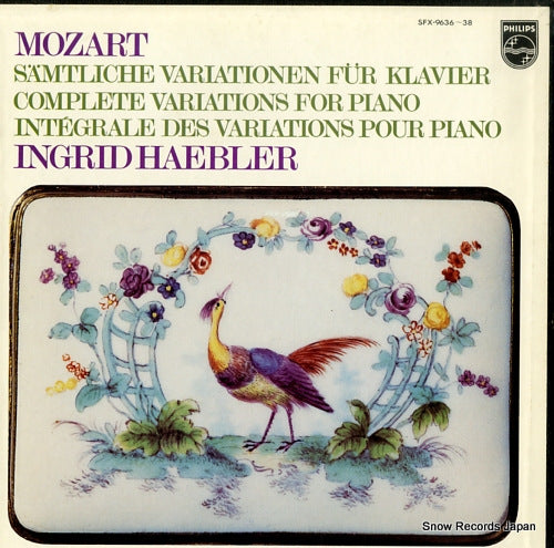 HAEBLER, INGRID mozart; complete variations for piano SFX-9636-38