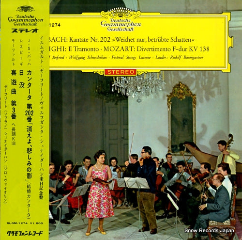 SEEFRIED, IRMGARD bach; kantate nr.202 "weichet nur, betrubte schatten" SLGM-1274