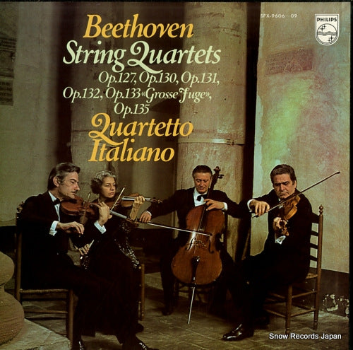 QUARTETTO ITALIANO beethoven; string quartets op.127, 130-133 & 135 SFX-9606-09