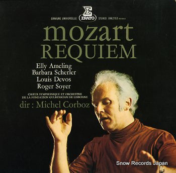 CORBOZ, MICHEL mozart; requiem ERA-2153
