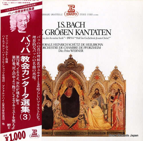 WERNER, FRITZ bach; die groben kantaten E1068