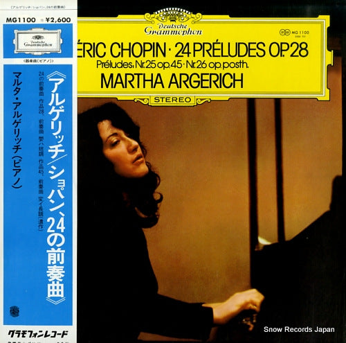 ARGERICH, MARTHA chopin; 24 preludes op.28 MG1100