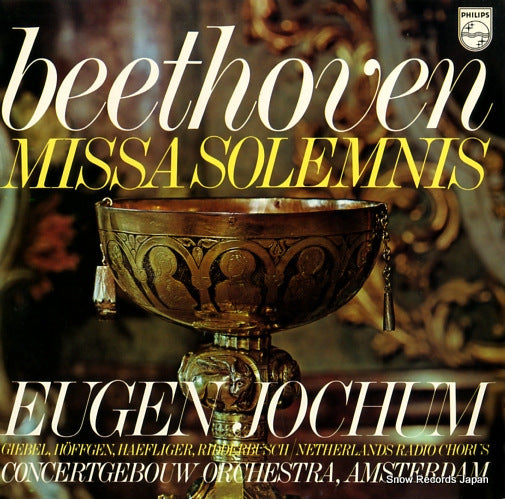 JOCHUM, EUGEN beethoven; missa slomnis op.123 13PC-109