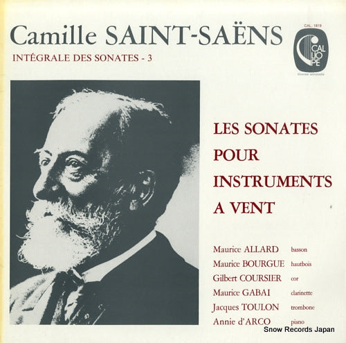 NAVARRA, ANDRE saint-saens; les sonates pour instruments a vent CAL.1819