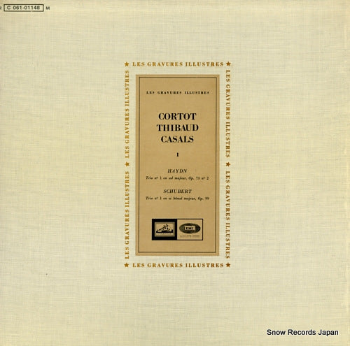 CORTOT THIBAUD CASALS haydn; trio n1 en sol majeur, op.73 n2 2C061-01148M