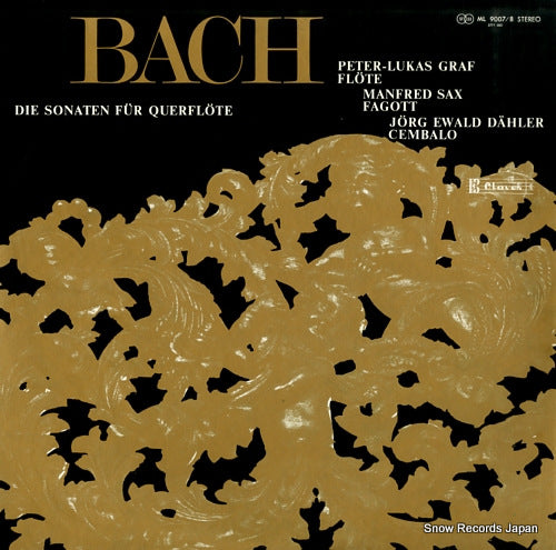 GRAF, PETER-LUKAS bach; die sonaten fur querflote ML9007/8