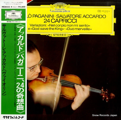 ACCARDO, SALVATORE paganini; 24 capricci MG8333