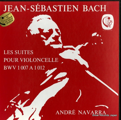 NAVARRA, ANDRE bach; les suites pour violoncelle bwv 1007 a 1012 CALLIOPE164143