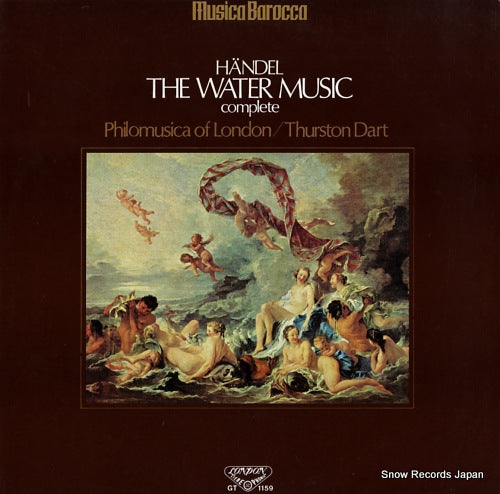 DART, THURSTON handel; the water music GT1159
