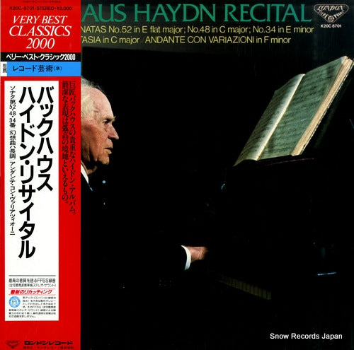 BACKHAUS, WILHELM backhaus haydn recital K20C-8701