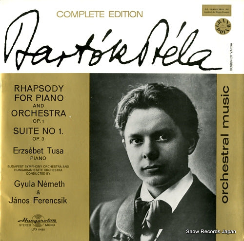 FERENCSIK, JANOS bartok bela LPX11480