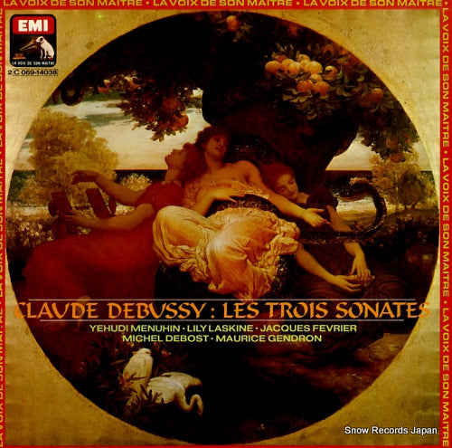 MENUHIN, YEHUDI debussy; les trois sonates 2C069-14038