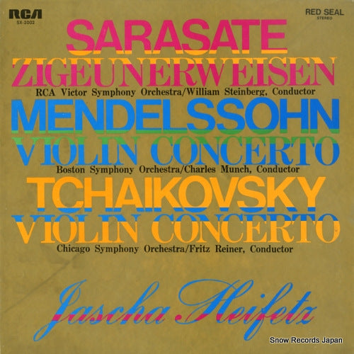 HEIFETZ, JASCHA sarasate; zigeunerweisen SX-2002