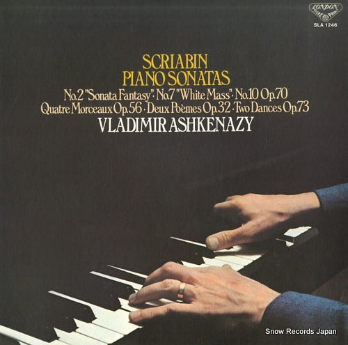 ASHKENAZY, VLADIMIR scriabin; piano sonatas SLA1246