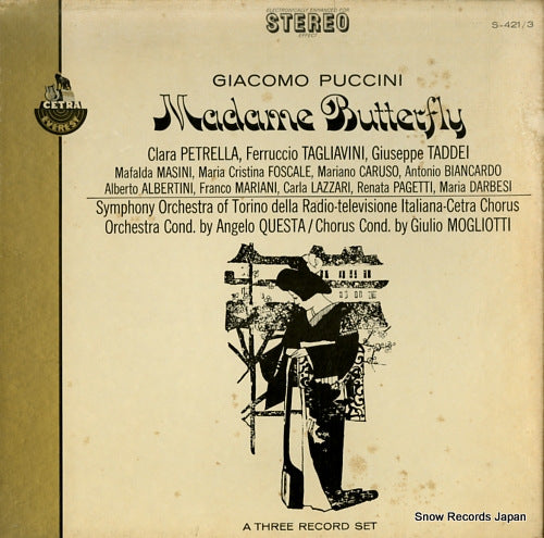 QUESTA, ANGELO puccini; madame butterfly S-421/3