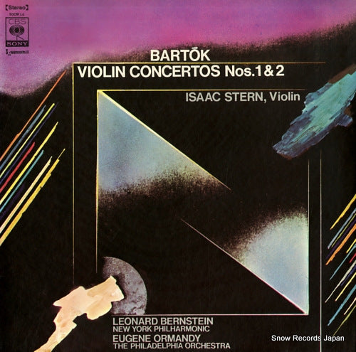 STERN, ISAAC bartok; violin concertos nos.1 & 2 SOCM14