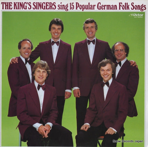 KING'S SINGERS, THE the king's singers sing 15 popular german fork songs VIC-28002