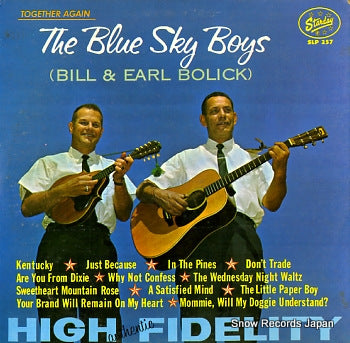 BLUE SKY BOYS, THE together again SLP257