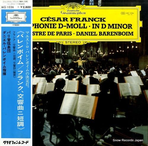 BARENBOIM, DANIEL franck; symphonie d-moll MG1036