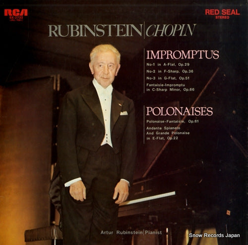 RUBINSTEIN, ARTUR chopin; impromptus SX-2733