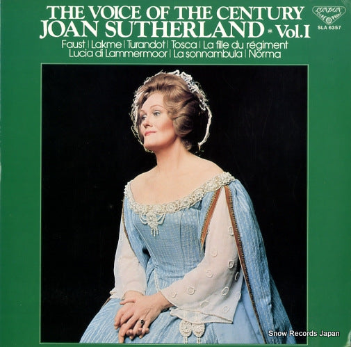 SUTHERLAND, JOAN the voice of the century joan sutherland = vol.1 SLA6357