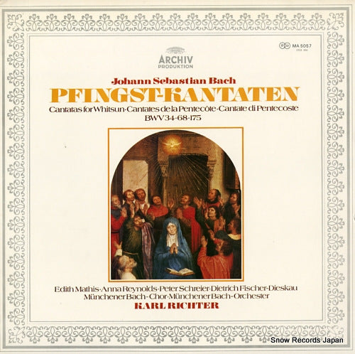 RICHTER, KARL bach; pfingst - kantaten MA5057