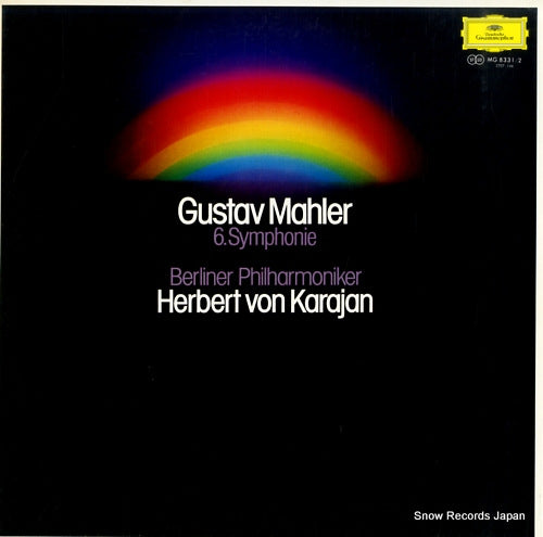 KARAJAN, VON HERBERT mahler; symphonie nr.6 a-moll "tragische" MG8331/2