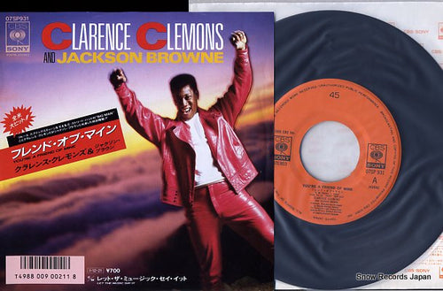 CLEMONS, CLARENCE, AND JACKSON BROWNE you're friend of mine 07SH931