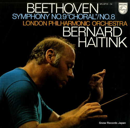 HAITINK, BERNARD beethoven; symphony no.9 in d minor "choral" SFL-8713-14