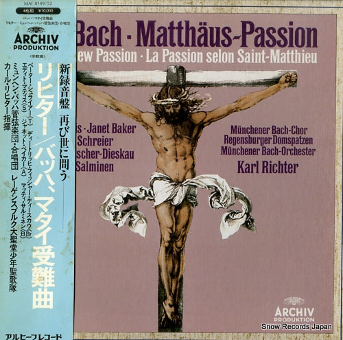 RICHTER, KARL bach; matthaus-passion MAF8149/52