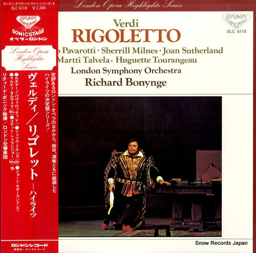 BONYNGE, RICHARD verdi; rigoletto highlights SLC6118