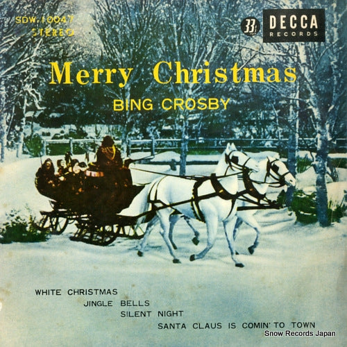 CROSBY, BING merry christmas SDW-10047
