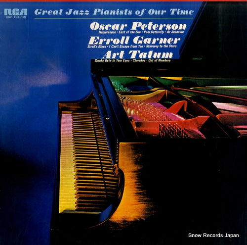 PETERSON, OSCAR great jazz pianists of our time RGP-1040(M)