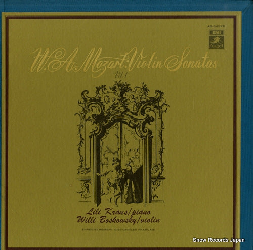 KRAUS, LILI / WILLI BOSKOWSKY mozart; violin sonatas vol.1 AB-9452D