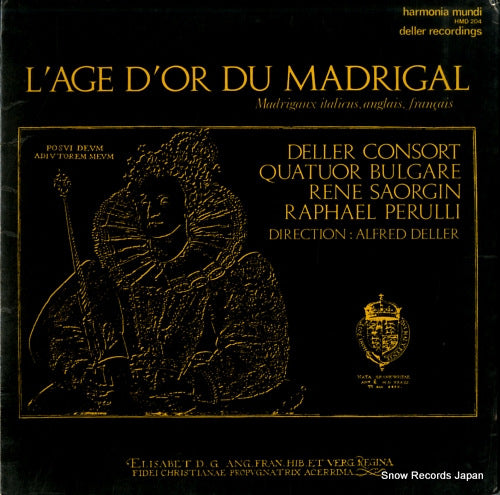 DELLER, ALFRED l'age d'or du madrigal HMD204