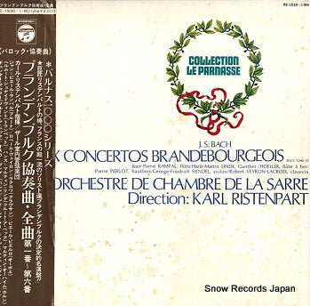 RISTENPART, KARL j.s.bach; six concertos brandebourgeois RE-1530-1-MU