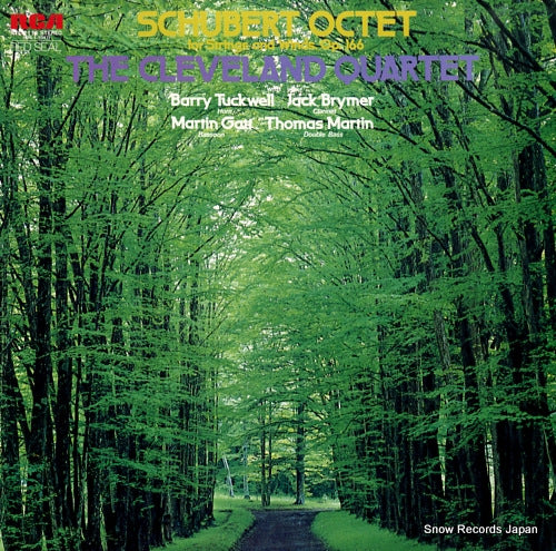 CLEVELAND QUARTET, THE schubert; octet for strings and winds, op.166 RVC-2114