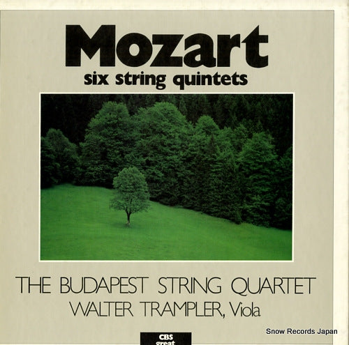 BUDAPEST STRING QUARTET, THE mozart; six string quintets 45AC1773-5