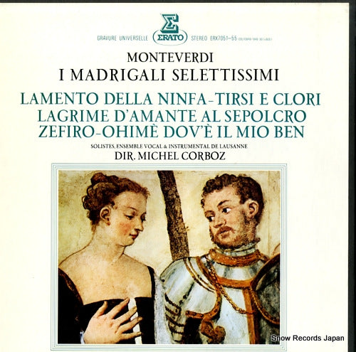 CORBOZ, MICHEL monteverdi; i madrigali selettissimi ERX7051