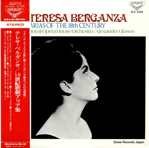 BERGANZA, TERESA arias of the 18th century SLC2426